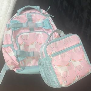 Pottery barn kids backpack and lunch kit